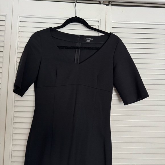 Strenesse Gabriele Strehle black midi dress sheath classy office workwear 6 - Picture 12 of 13